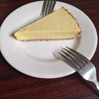 Mango pie at Shangri-la Buddha in Albany