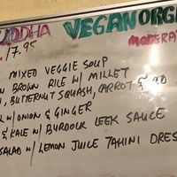 Sample menu  at Shangri-la Buddha in Albany