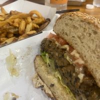 Bean burger at Sandwich in Camp Hill