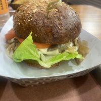 Bean burger at Sandwich in Camp Hill