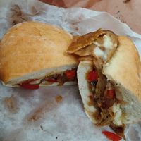Vegan seitan cheesesteak at Sandwich in Camp Hill