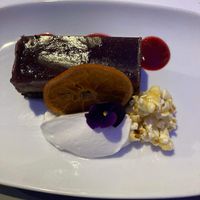 vegan cheese cake (dessert)  at Dockside in Wellington