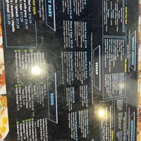 Menu side 1  at Black & Blue Diner in Las Vegas