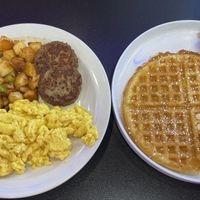 Jackpot breakfast   at Black & Blue Diner in Las Vegas