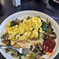 "Part" of the breakfast bowl. 😁 at Black & Blue Diner in Las Vegas