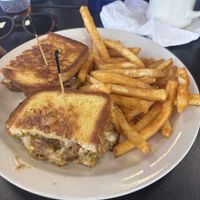 Grilled streak sandwich   at Black & Blue Diner in Las Vegas