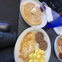 Vegan jackpot breakfast  at Black & Blue Diner in Las Vegas