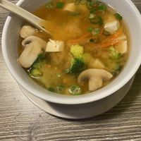 Veggie tofu miso soup!!! 10/10  at Sumo Sushi & Seafood in Rochester