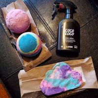 Bombs, sleepy bubble bar & body spray at LUSH in Farmington