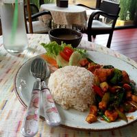 Red Curry at Vlodge Vegan Hotel in Chiang Mai