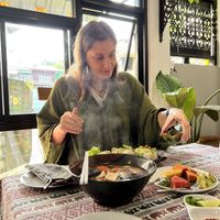 Dumplings at Vlodge Vegan Hotel in Chiang Mai