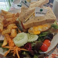Club sandwich  #Veganuary at Vlodge Vegan Hotel in Chiang Mai