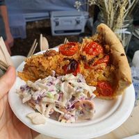 Quiche + salad at Morley's Recipe in Marrickville