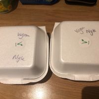 Every item is labelled vegan at Milton Chippy in Stoke-on-trent