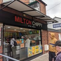 Exterior at Milton Chippy in Stoke-on-trent