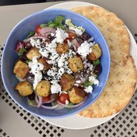 Gyros bowl  at VegStyle Bistro in Lucenec