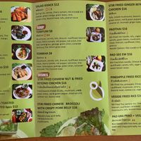 Menu 2 at Yaowarat in Toronto