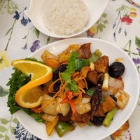 Stir-Fried Cashew Nut and Chicken at Yaowarat in Toronto