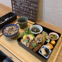 素食ごはん定食 - Vegan set meal   at Cafe Ren - Nakagyo in Kyoto