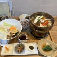 Hot pot  at Cafe Ren - Nakagyo in Kyoto