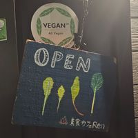 The ingredients are nicely displayed. at Cafe Ren - Nakagyo in Kyoto