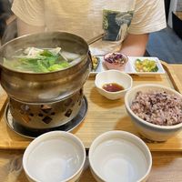 Gyoza Hot Pot  at Cafe Ren - Nakagyo in Kyoto