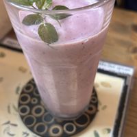 Blueberry smoothie amazing!  at Cafe Ren - Nakagyo in Kyoto