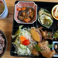 Shojin set menu  at Cafe Ren - Nakagyo in Kyoto