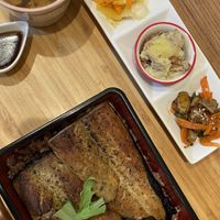 Vegan eel  at Cafe Ren - Nakagyo in Kyoto