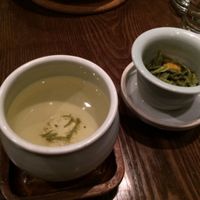 chrysanthemum tea at Franchia Vegan Cafe in New York City