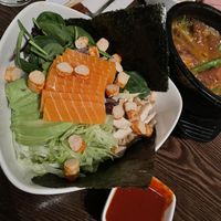 Chirashi bowl  at Franchia Vegan Cafe in New York City