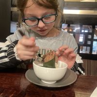 Chocolate and vanilla ice cream   at Franchia Vegan Cafe in New York City