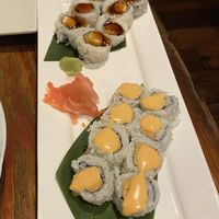 Crab and spicy tuna  at Franchia Vegan Cafe in New York City
