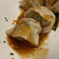 Spicy dumpling  at Franchia Vegan Cafe in New York City