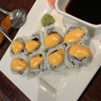 spicy chickn roll (wasn't spicy) at Franchia Vegan Cafe in New York City