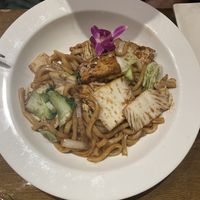 Yaki udon  at Franchia Vegan Cafe in New York City