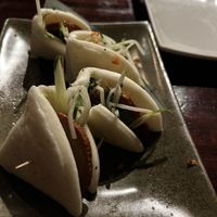Duck bao bun   at Franchia Vegan Cafe in New York City