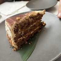Carrot cake  at Franchia Vegan Cafe in New York City
