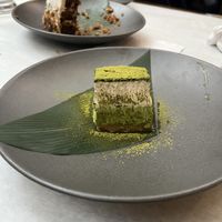 Matchamisu  at Franchia Vegan Cafe in New York City