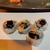Dragon roll (half portion) at Franchia Vegan Cafe in New York City