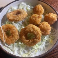 Fried Calamari  at Franchia Vegan Cafe in New York City