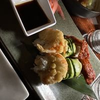 Rainbow roll #Veganuary at Franchia Vegan Cafe in New York City