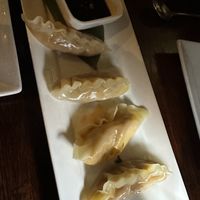 Kimchi steamed dumplings #Veganuary at Franchia Vegan Cafe in New York City