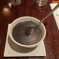 Black sesame soup  at Franchia Vegan Cafe in New York City