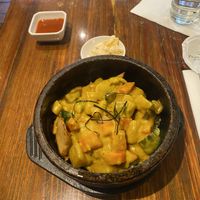 Curry chicken  at Franchia Vegan Cafe in New York City