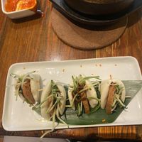 Duck bao   at Franchia Vegan Cafe in New York City