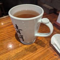 Plum tea at Franchia Vegan Cafe in New York City