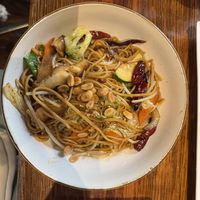 Spicy Francia Noodles  at Franchia Vegan Cafe in New York City