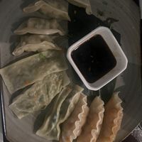 Dumplings  at Franchia Vegan Cafe in New York City