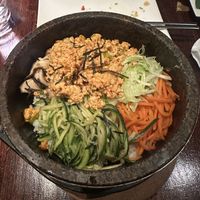 Tofu Crumble Bibimbap  at Franchia Vegan Cafe in New York City